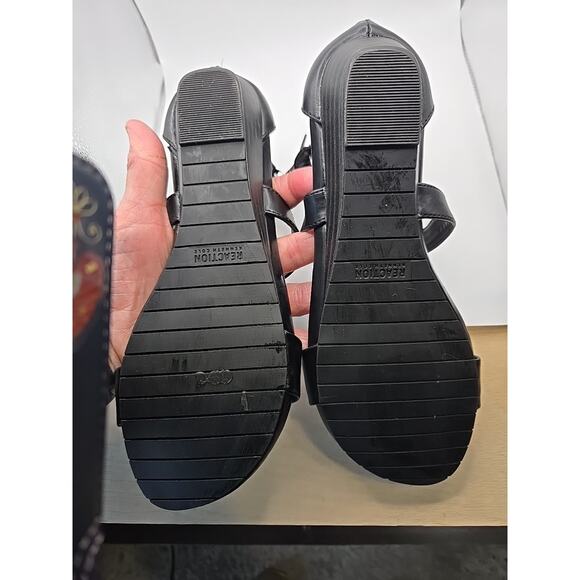 Kenneth Cole Reaction Women's Strappy Low Heel Sandal Size 8 Black Store Return - Picture 6 of 6